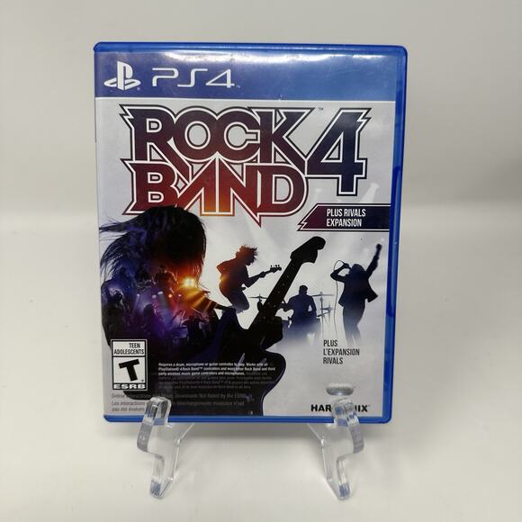 Rock Band 4 Plus Rivals Expansion PS4 2016 Tested Complete Vaild Code
